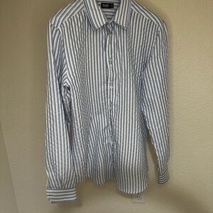 Dolce & Gabanna Men's Blue Striped Shirt